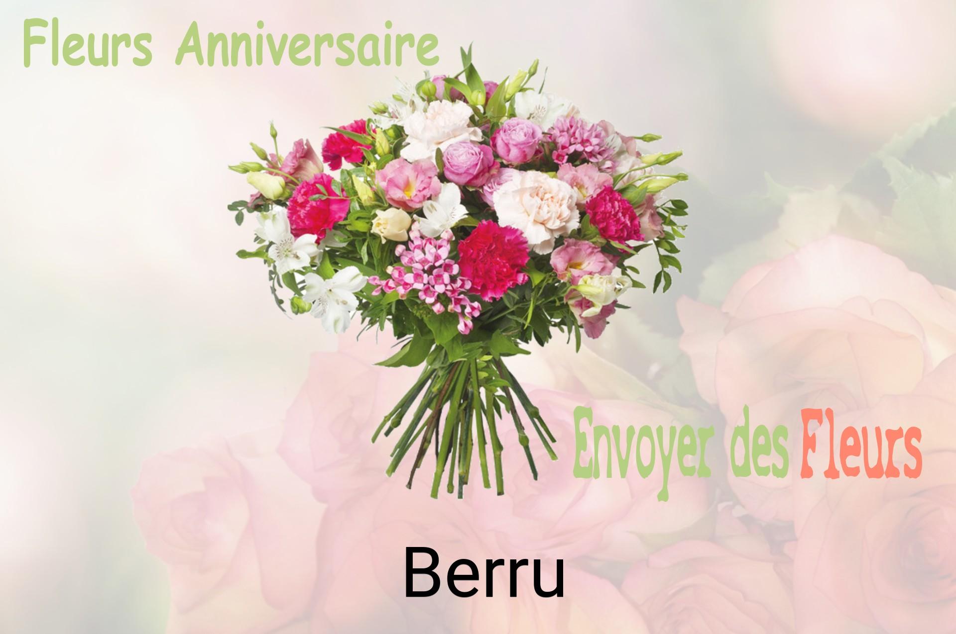 Bouquet de fleurs d’anniversaire livré à Berru