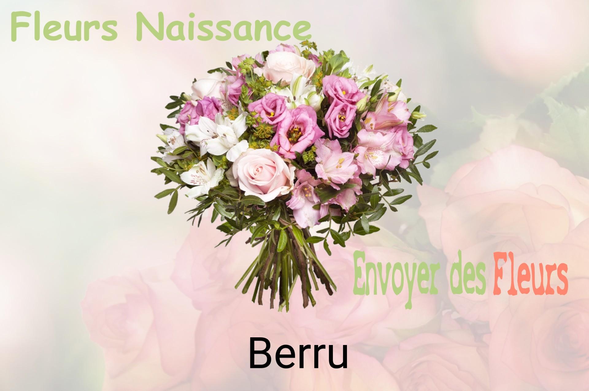 Bouquet de fleurs de naissance livré à Berru